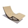 Шезлонг качалка «Премиум» (лиственница)