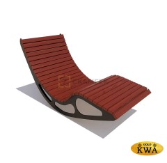 Шезлонг качалка «Премиум» (лиственница)