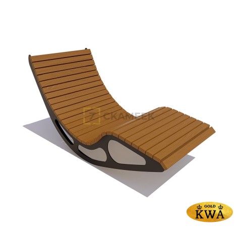 Шезлонг качалка «Премиум» (лиственница)