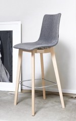 Стул барный с обивкой