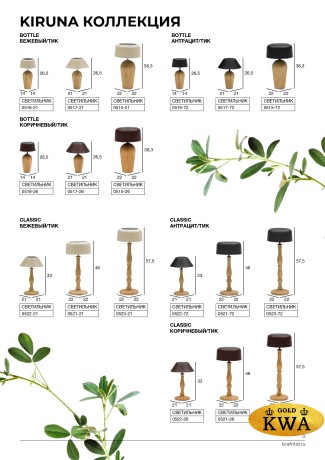Kiruna (Cylinder S) Светильник антрацит, алюминий/натуральный камень