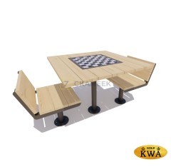 Стул шахматный (лиственница)