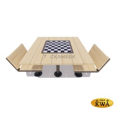 Стул шахматный (лиственница)