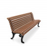Скамейка чугунная Волна 1,8 м