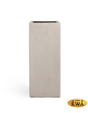 Кашпо TREEZ Effectory Beton Высокий куб Белый песок в-60 см, 31х31 см 1/1