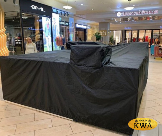 Чехол на торговый островок витрину