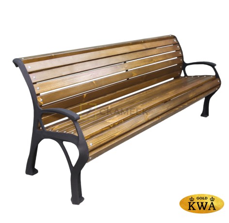 Скамейка «Екатеринбург» с подлокотниками (1,8 м лиственница)