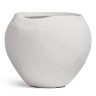 Кашпо TREEZ Effectory Organic Сфера Белый камень д-39 см, в-33 см