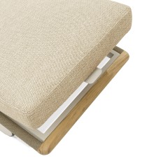 Авеста Комплект лежаков бежевый/светло-коричневый, тик/алюминий/веревка