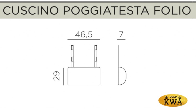Подушка-подголовник для лаунж кресла
