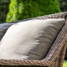 "Гляссе" лаунж-зона из искусственного ротанга, цвет коричневый