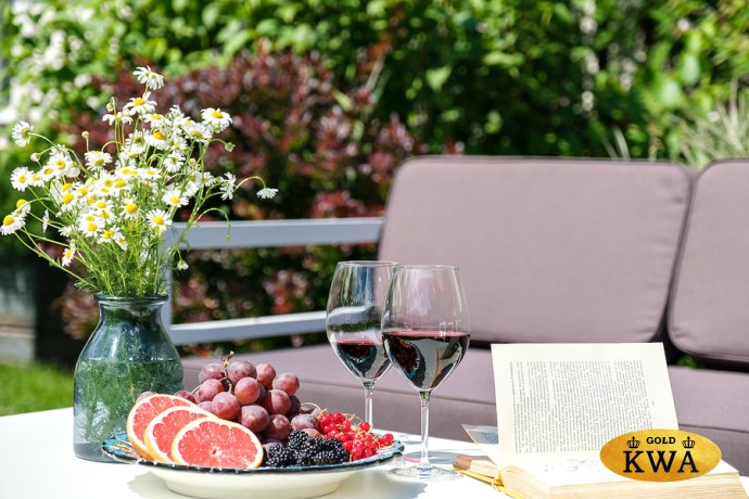 "Эстелья" диван двухместный, алюминиевый каркас