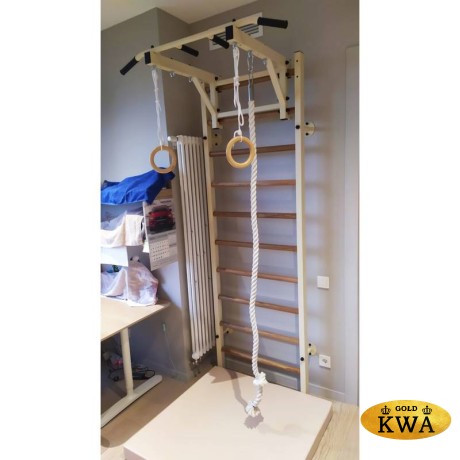 Шведская стенка комбинированная - КОМБИ - ТСН (стенка + турник семейный навесной)