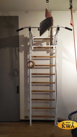 Шведская стенка комбинированная - КОМБИ - ТСН (стенка + турник семейный навесной)