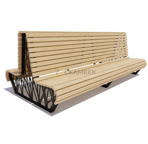 Скамейка уличная «Ессентуки» (лиственница 1,8)