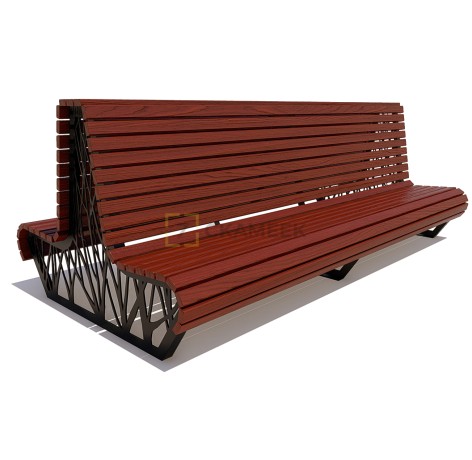 Скамейка уличная «Ессентуки» (лиственница 1,8)