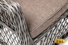 "Эспрессо–80 L" обеденная группа плетеная, цвет графит