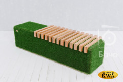 Топиари Лавочка Sherwood цвет светлый