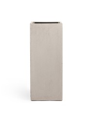 Кашпо TREEZ Effectory Beton Высокий куб Белый песок в-97 см, 31х31 см 1/1