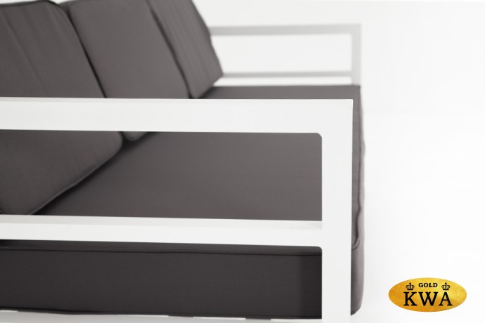 "Эстелья" диван трехместный, алюминиевый каркас