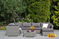 &quot;Лунго&quot; журнальный столик плетеный (гиацинт), цвет графит