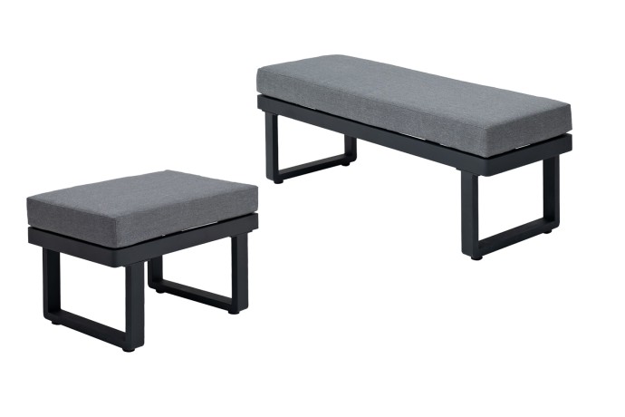 Набор оттоманок из алюминия TOPA