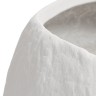 Кашпо TREEZ Effectory Organic Низкая чаша Белый камень д-39 см, в-21 см