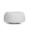 Кашпо TREEZ Effectory Organic Низкая чаша Белый камень д-39 см, в-21 см