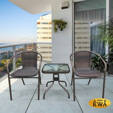 Комплект мебели Асоль-3B TLH-037B/055S-45х45 Brown (2+1)