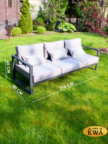 Диван "Лагуна" 3-х местный с двумя подлокотниками G401.1Е10