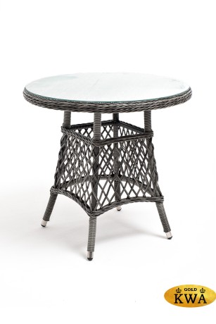 "Эспрессо–80 R" обеденная группа плетеная, цвет графит