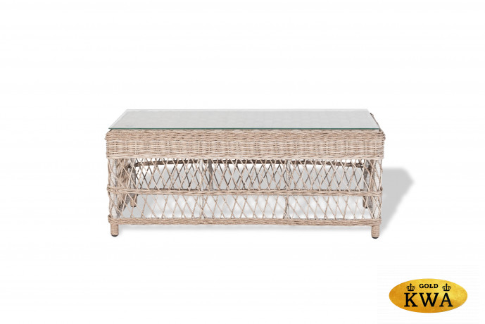 Гранд Латте стол журнальный из искусственного ротанга, цвет бежевый