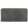 Кашпо TREEZ Effectory Beton Низкий прямоугольник Тёмно-серый бетон д-40, ш-20, в-22 см