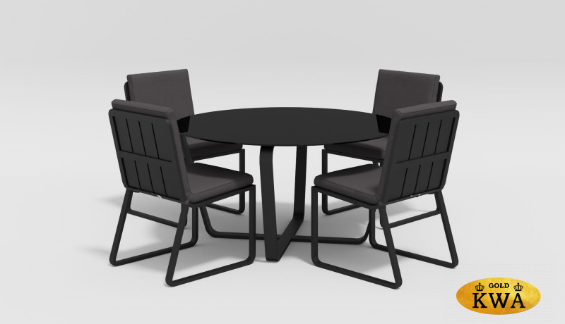 Стол круглый Primavera d120 Primavera темно-серый