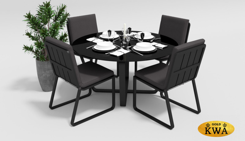 Стол круглый Primavera d120 Primavera темно-серый