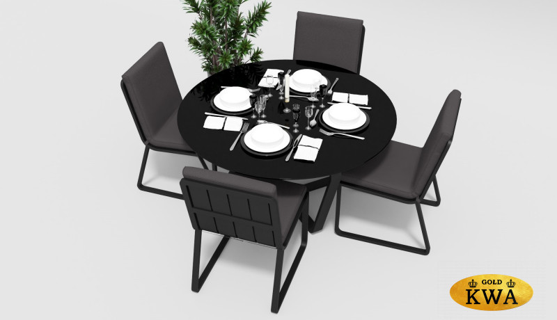 Стол круглый Primavera d120 Primavera темно-серый