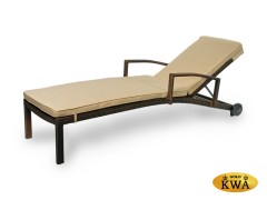 Плетеный шезлонг MILANO темно-коричневый  Joygarden