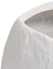 Кашпо TREEZ Effectory Organic Низкая чаша Белый камень д-56 см, в-29 см
