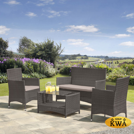 Комплект плетеной мебели AFM-2025A Brown