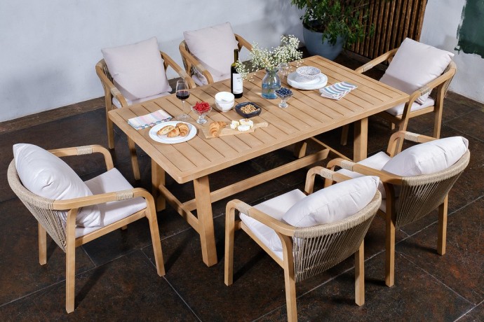 Стол садовый обеденный РИМИНИ 170 см