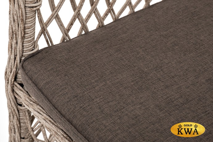 "Эспрессо–80 L" обеденная группа плетеная, цвет бежевый