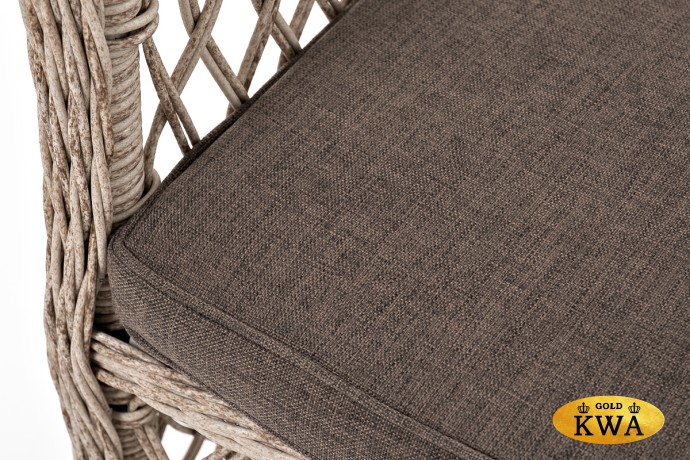 "Эспрессо–80 L" обеденная группа плетеная, цвет бежевый