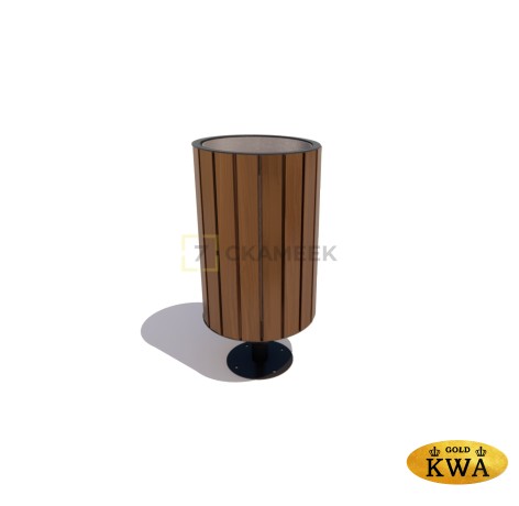 Урна «Эстель» круглая на ножке (лиственница)