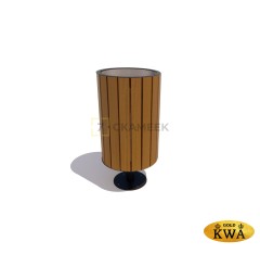 Урна «Эстель» круглая на ножке (лиственница)