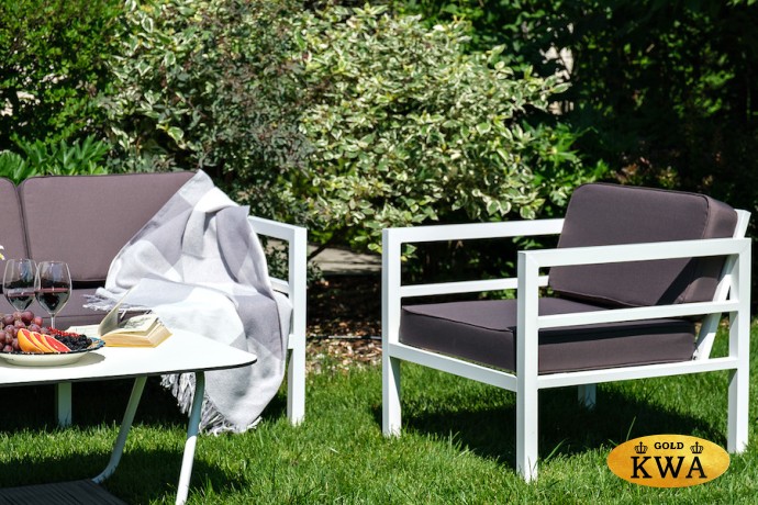 "Эстелья" кресло интерьерное, каркас из алюминия