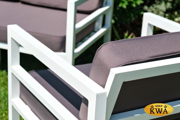 "Эстелья" кресло интерьерное, каркас из алюминия