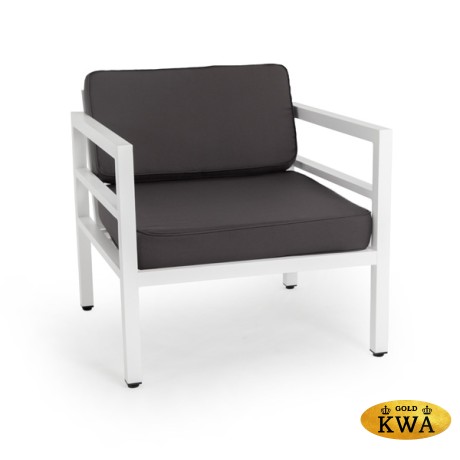 "Эстелья" кресло интерьерное, каркас из алюминия