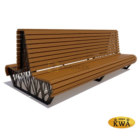 Скамейка уличная «Ессентуки» (лиственница 3,0)