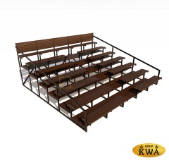 Трибуна &quot;Спортивная&quot; семиярусная (лиственница)