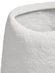 Кашпо TREEZ Effectory Organic Высокая чаша Белый камень д-39 см, в-58 см